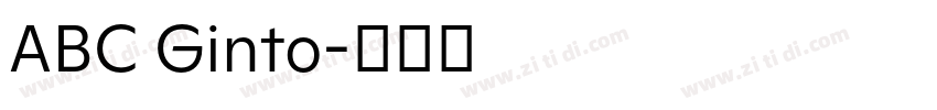 ABC Ginto字体转换
